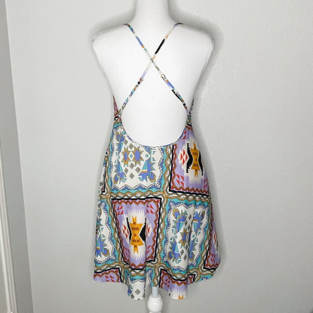 Nwot Naven Multi-Color Boho Style A-Line Dress - image 2